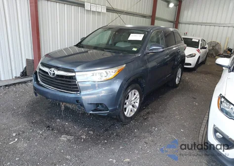 2015 Toyota Highlander Le V6 z USA, uszkodzony, nr VIN 5TDBKRFHXFS161689